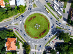 NEW MARKING AT VILNIUS ROUNDABOUTS